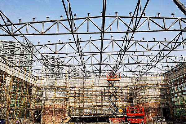 Zhongshan Huxun Primary School Gymnasium: Tube Truss Roof Project