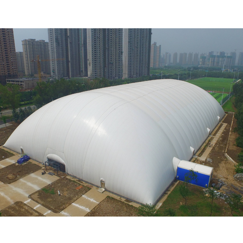 During the construction of a parking shed membrane structure, how can the uniformity of stress distribution on the membrane surface be controlled through the tensioning process?